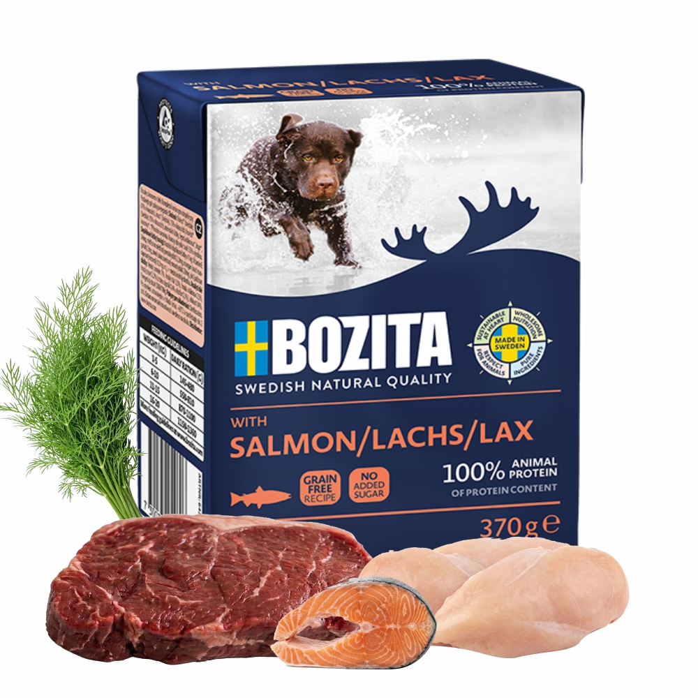 Karma Bozita łosoś w galarecie dla psa 370g mokra